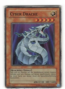 Yugioh CYBER DRACHE , crv-de015 Super Rare deutsch Played  - Bild 1 von 2