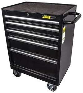 JEGS 81461 5-Drawer Steel Rolling Tool Cabinet 26.7" x 18.2" x 33.3" - Picture 1 of 10