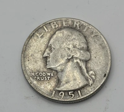 1951 D Washington Quarter - Image 1 of 4