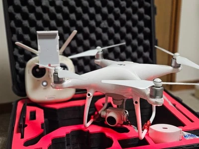 Dji Phantom 4 Adv Drone Set Ready For Dips Transfer Aerial Photography - Image 1 of 4