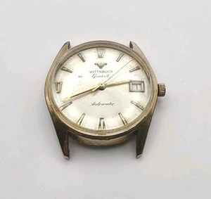 Vintage Wittnauer Genve Automatic C11KAS 17J Wrist Watch For Repair - Picture 1 of 8