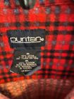 Mens Puritan Red Flannel Long Sleeve Shirt Size XL