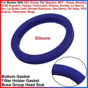 For Models W/ E61 Group, Bottom Gasket/Filter Holder Gasket/Brew Group Head Seal - Picture 1 of 10