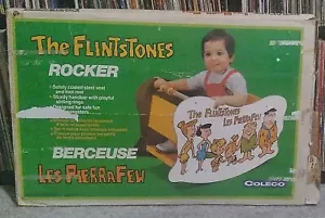 *EXTREM SELTEN* Vintage Flintstones Rocker Coleco Canada mit Box Englisch & Französisch - Bild 1 von 12
