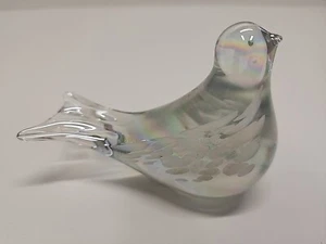 Vintage FENTON Carnival Glass Opalescent DOVE Iridescent MCM - Picture 1 of 13