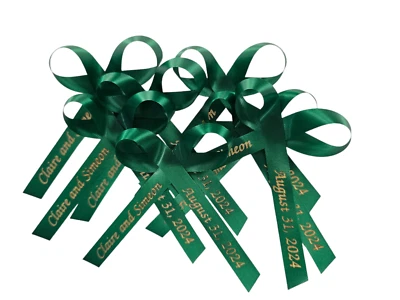 Cinta Personalizada Lazo Favor Boda Baby Shower Cumpleaños Novia 25 Quinceañera Foto 1 de 4