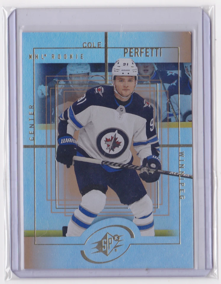 2021-22 UD EXTENDED SERIES SPX ROOKIE INSERT COLE PERFETTI #SPX-31 WINNIPEG JETS - Image 1 of 2