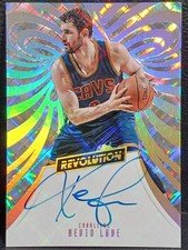 Panini Kevin Love Basketball Autographed Sports Trading Cards for