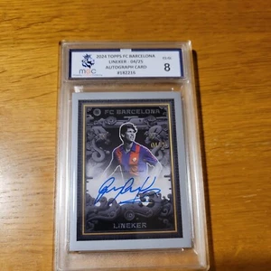 2024 Topps Year Of The Dragon Gary Lineker 04/25 Auto Rare Misprint on back  - Picture 1 of 4