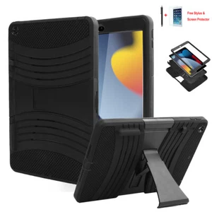 For iPad 9th/8th/7th Generation 10.2 Case Hard Shockproof Heavy Duty Stand Cover - Picture 1 of 9