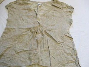 Womens route 66 beige sleeveless blouse sz 2x - Picture 1 of 6