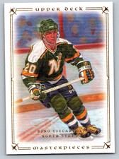 2008-09 DINO CICCARELLI MINNESOTA NORTH STARS #56 UPPER DECK MASTERPIECES HOCKEY