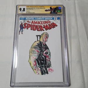 Amazing Spider-Man Faksimile #129 Allessandro Micelli Sketch CGC 9.8 - Bild 1 von 3