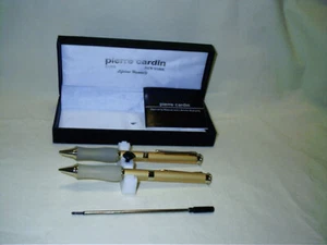 Juego de bolígrafo y lápiz mecánico Pierre Carden vintage con lápiz óptico tono dorado - Imagen 1 de 5
