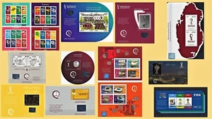 RARE, All Stamps Miniature Sheets, QATAR 2022 FIFA World Cup Soccer Football - Picture 1 of 12