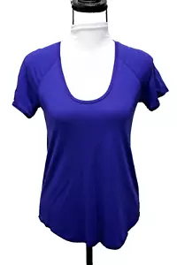 Camiseta Wilfred Mujer Talla XS Cuello Redondo S/S Púrpura Azulada Algodón Modal - Imagen 1 de 6