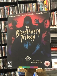The Bloodthirsty Trilogy (BLU-RAY) 2-DISC! ARROW VIDEO! ALL ZONE ABC BOOKLET NEW - Picture 1 of 11