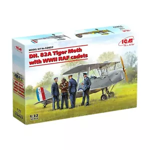 ICM 32037 Plastik Modellflugzeug Bausatz 1:32 DH.82А Tiger Moth with WWII RAF Cadets - Bild 1 von 20