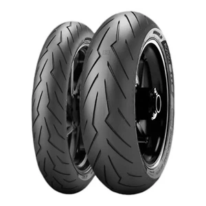Coppia Gomme Pirelli Diablo Rosso 3 III 120 70 17 58W ZR 180 55 17 73W ZR - Bild 1 von 3