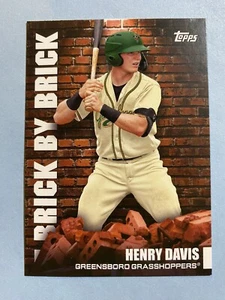 2022 Topps Pro Debut Henry Davis Brick By Brick Rookie Prospect Pirates🔥🔥🔥 - Picture 1 of 3