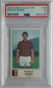 1978 Panini Calciatori Franco Baresi #186 PSA 3 - Picture 1 of 2