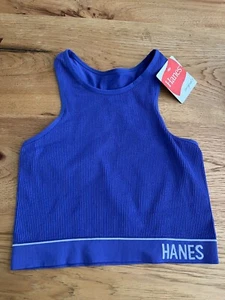 Woman’s Blue Hanes Bra/Sports Bra no wire size M NWT - Picture 1 of 3