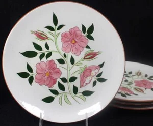 Stangl Wildrose 4er Set Speiseteller - Bild 1 von 5