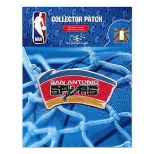 San Antonio Spurs Patch Hardwood Classic Logo Embroidered Iron On - Picture 1 of 3