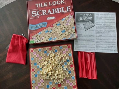 Scrabble Tile Lock 2014 Hasbro Board Game -Complete  - Image 1 of 2