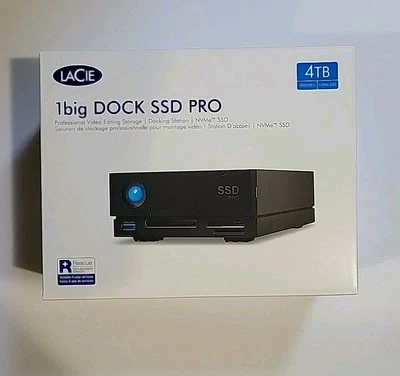 LaCie 4TB 1big Dock HDD - Thunderbolt USB Hub - Brand New - Image 1 of 2