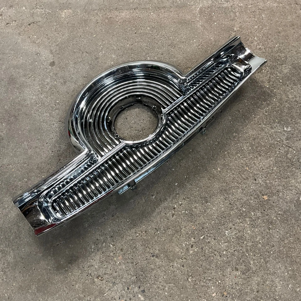 1954 - 1955 Oldsmobile 88 98 Clock Dash Bezel Assembly GM # 1550203 1550204 - Image 1 of 4