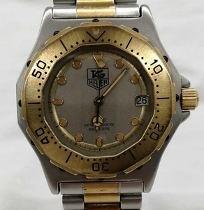 Reloj Hombre Tag Heuer 3000 Profesional 934.213 Cuarzo Fecha Acero Inoxidable - Imagen 1 de 9