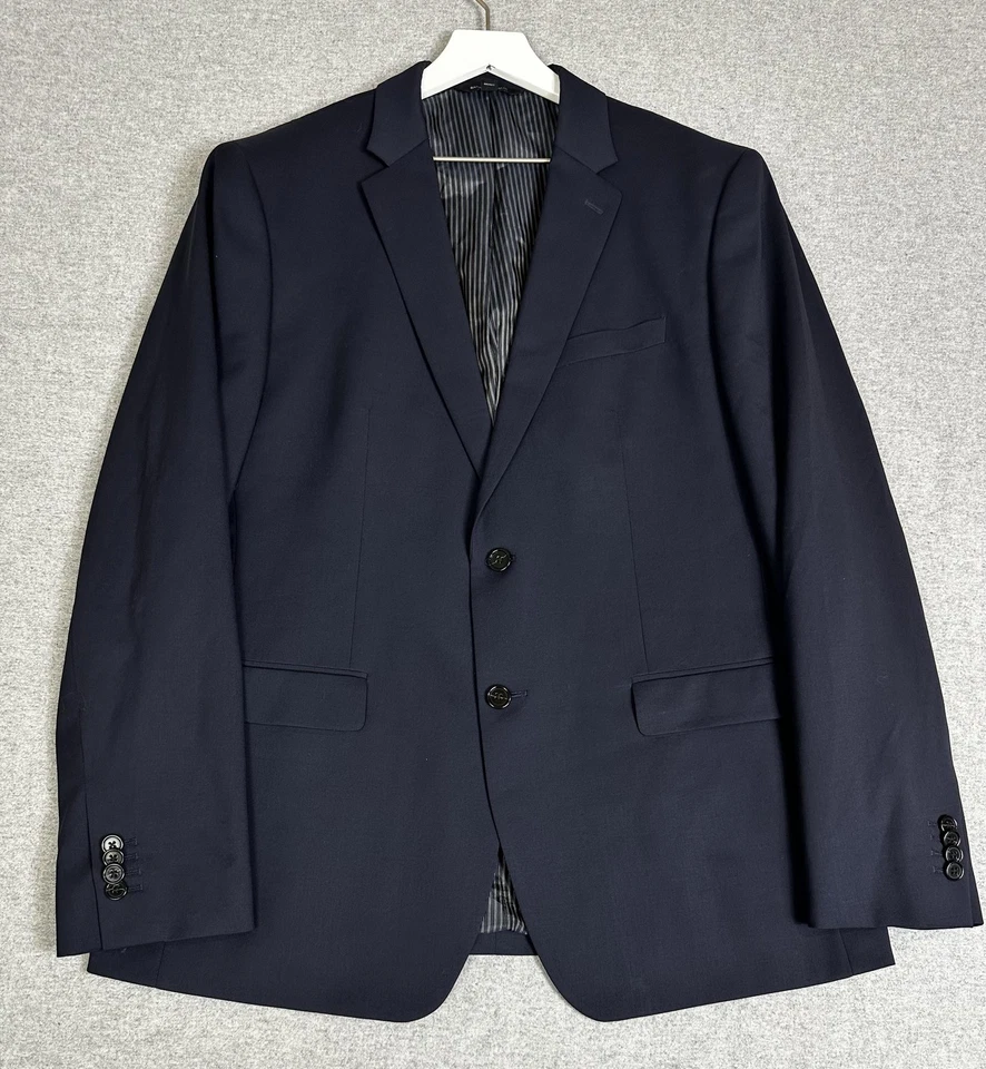 Banana Republic Blazer Mens 44R Super 120s Wool Marzotto Slim Fit Two Button - Image 1 of 4