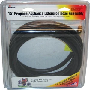 MR. HEATER 15 Ft. x 1/4 In. MPT x 1/4 In. FPT LP Hose Assembly F271474 MR. - Picture 1 of 1