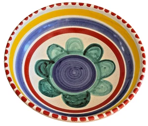 1964 11" Desimone italienische Studio Kunstkeramik Servierschale Gefäß Blume Vintage Mcm - Bild 1 von 11