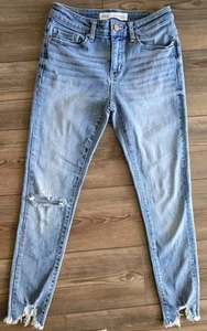 BKE Stella Mid-Rise Ankle Skinny Slim Fit Jeans Stretch Raw Hem, Gr. 26. - Bild 1 von 6