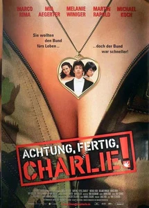 Achtung, fertig, Charlie! Filmposter 120x80cm gerollt - Picture 1 of 1