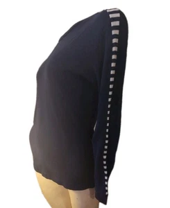 Vintage Helly Hansen Base Layer Woman's LG Navy White USA Made Outerwear Sport  - Picture 1 of 8