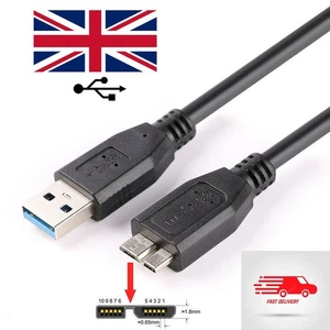 USB 3.0 Data Cable For Fujifilm X-H1, X-T2,GFX 50S, Pentax K-3, K-3 II Lumix G9 - Picture 1 of 3