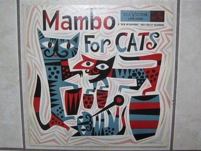 Mambo For Cats ~ Jim Flora Cover ~ Rare RCA Victor Mono LP VG+ Condition - Image 1 of 4