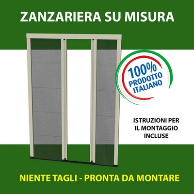 ZANZARIERA 2 ANTE SPRINT20 PROFESSIONALE PLISSETTATA - ZANZARIERE SU MISURA - Immagine 1 di 4