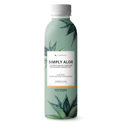 ¡Funciona! Sabor a mango Simply Aloe Vera ~ 15,2 OZ sellado NUEVO CADUCADO 2026 ENVÍO GRATUITO Foto 1 de 3