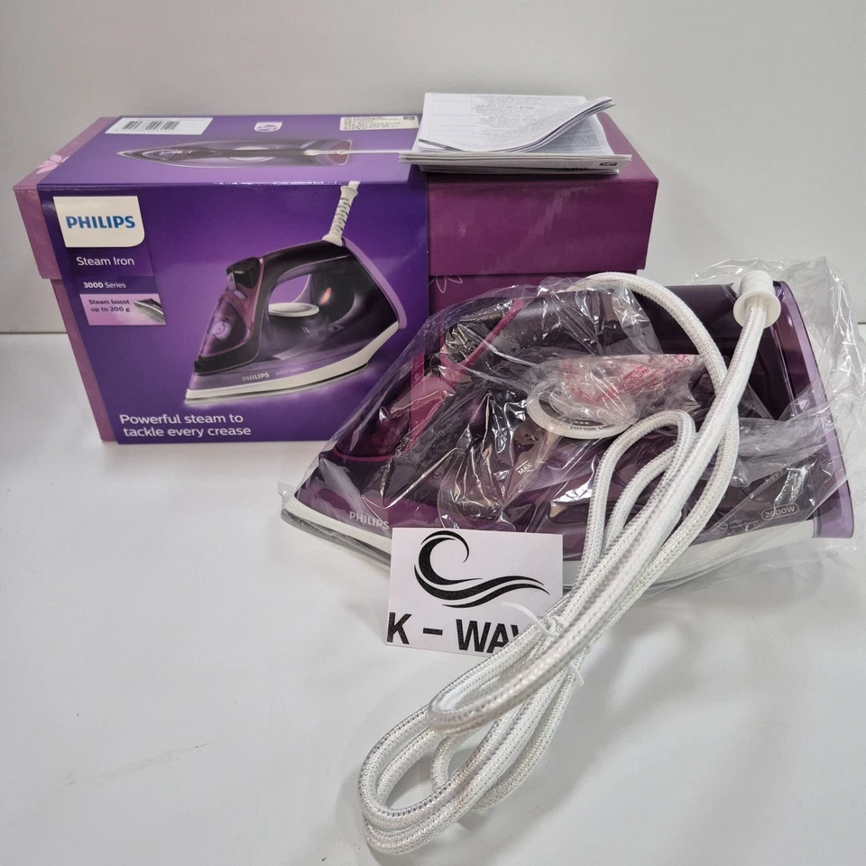 Philips Steam Iron 3000 Series 2600W DST3041 DST3041/30 AC 220V / 60Hz Only - Image 1 of 1