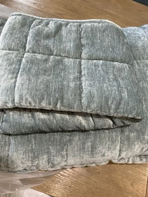 Koolaburra by UGG Teal Velvet Comforter King Size 106 x 96" 1 sham - Image 1 of 4