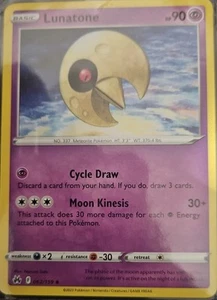 Lunatone 62/159 Pokémon TCG Crown Zenith Uncommon 2023 - Picture 1 of 6
