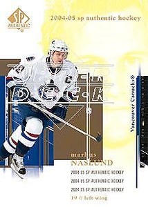 2004-05 SP Authentic #88 Markus Naslund