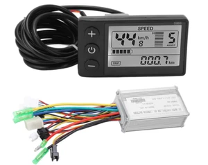 Ebike Brushless Motor Controller with LCD Display, 36v/48v 250w/350w,Rainproof - Picture 1 of 9