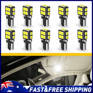 10X T10 14smd 194 168 Light Bulb Wedge Tail Plate Parker Interior Globe Dash 12V - Picture 1 of 12