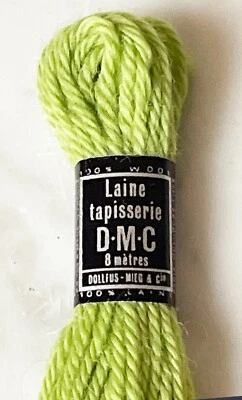 DMC Laine Tapisserie France 100% Wool Tapestry Yarn - 1 Skein Light Green #7771 - Image 1 of 4