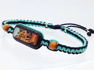 Pulsera San Miguel Arcángel Hace A Mano Para, Color Como Nuevo/Negro - Imagen 1 de 1